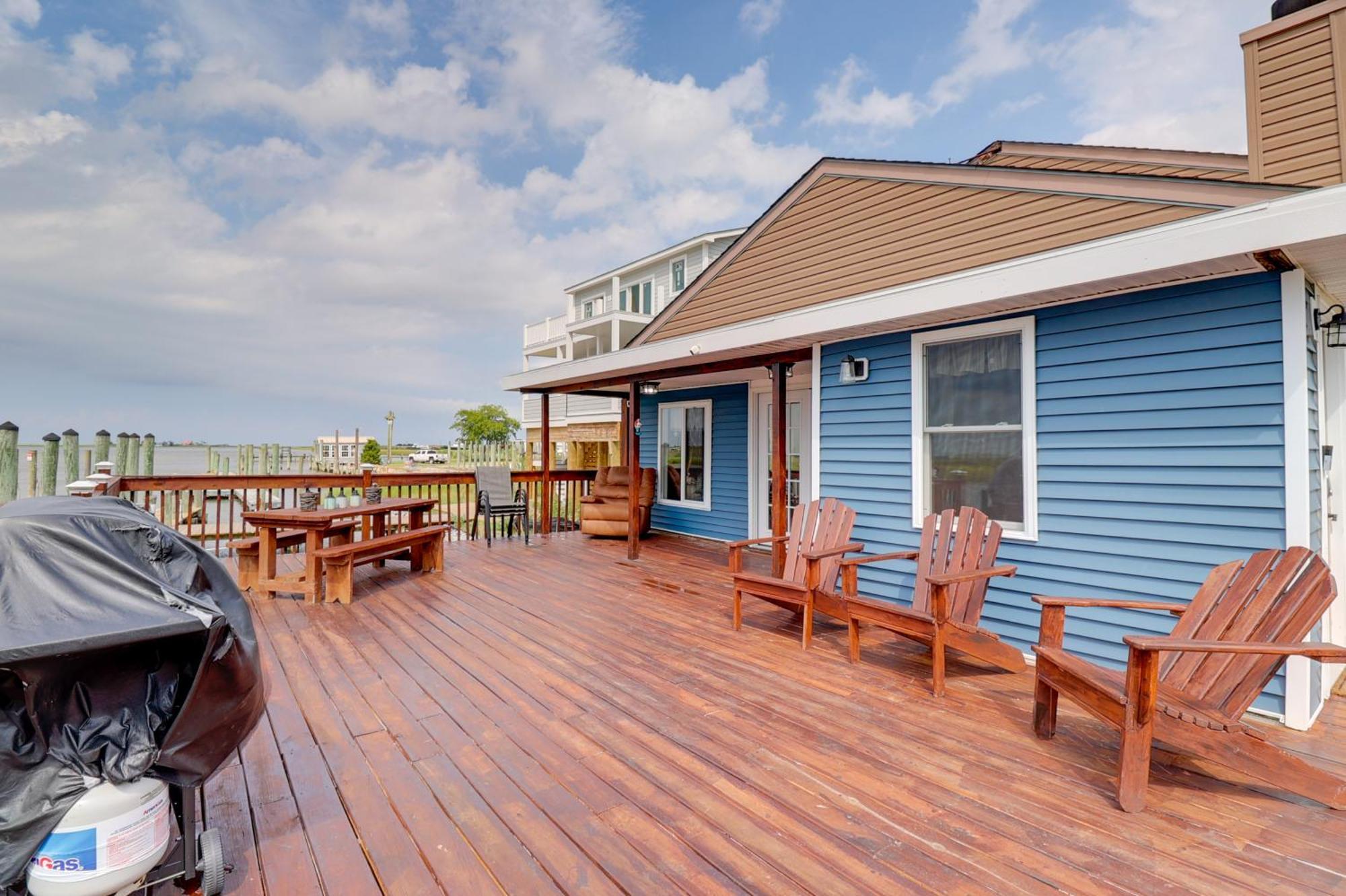 Oceanfront Milford Home With View And Boat Access Buitenkant foto